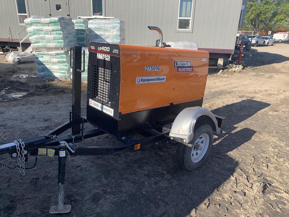 2022 Lincoln Electric LE400 Kubota V1505, Trlr, Cable Rack, Light Kit, ES Decals, T3