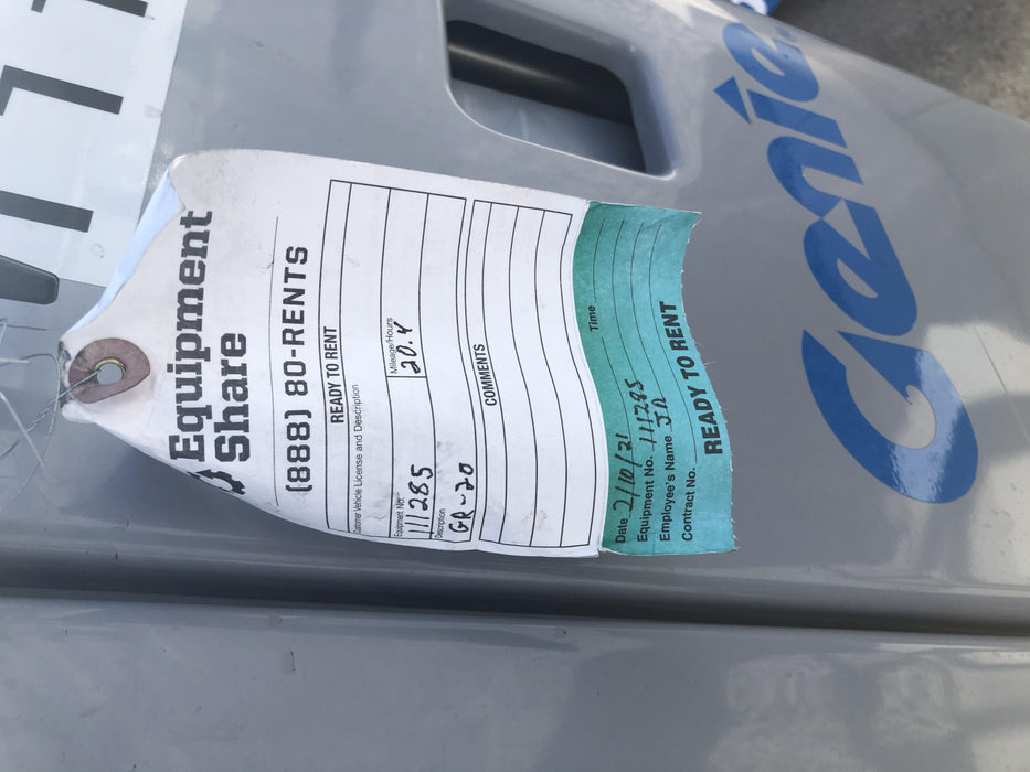 2020 GENIE GR-20