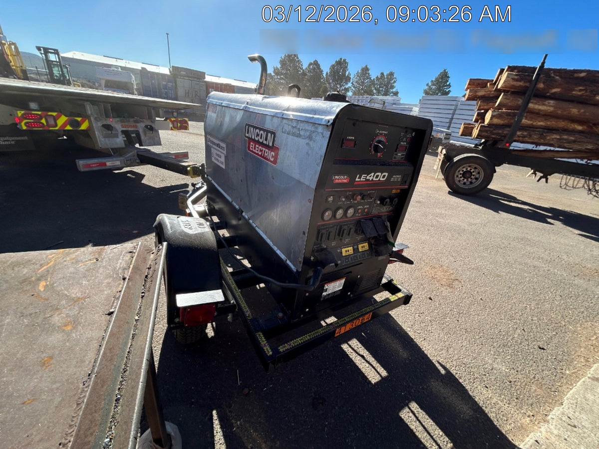 2024 Lincoln Electric LE400 Kubota V1505, Trlr, Cable Rack, Light Kit, ES Decals, T3