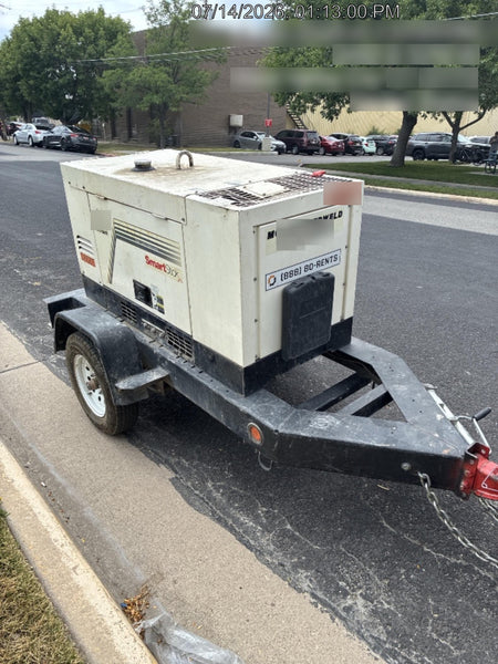 2020 Multiquip DLW400ESA4 400 amp Welder, 14kW, 120/240V, T4F Kubota, Trailer