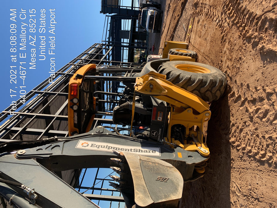 2020 John Deere 310LEP Canopy, 4WD, Standard Stick, Pilot Controls, 2 Way Hydraulics, TAG Manual QC