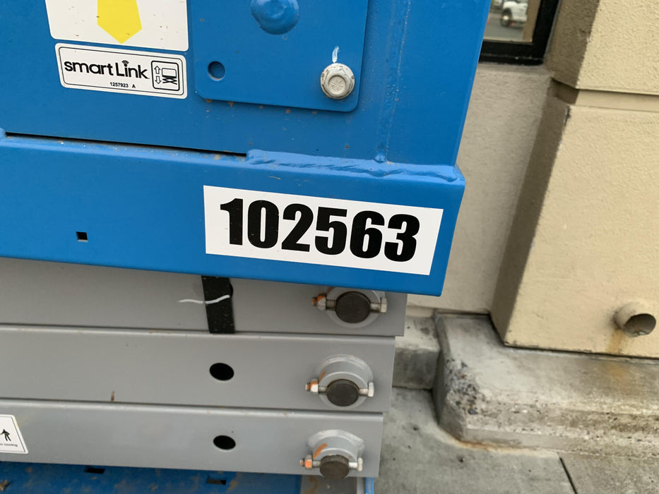 2020 Genie GS-1930 Solid Non Marking Tires, Beacon, Folding rails with half height swing gate, 800W Inverter