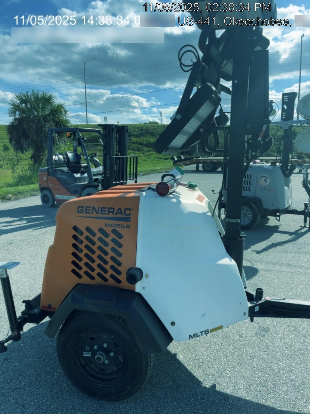 2025 Generac MLTS-4 Diesel, Mitsubishi L2E, 7.1 hp @1800 rpm, Flex Switch 120V Input, Powerzone Controller, (4) 320W LED Lights, 4kW Generator, 39.9 Gal Fuel Tank, 2" Ball, T3, ES Decals