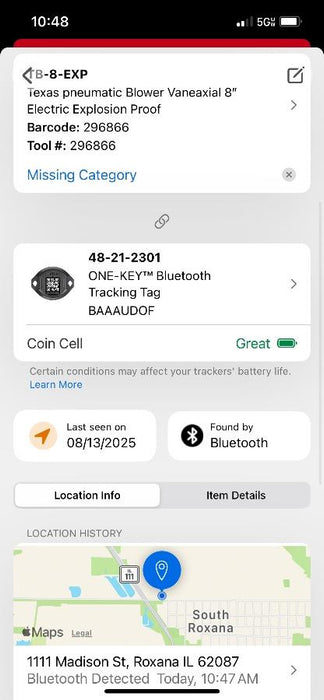 2023 TEXAS PNEUMATIC TOOLS, INC. TB-8-EXP
