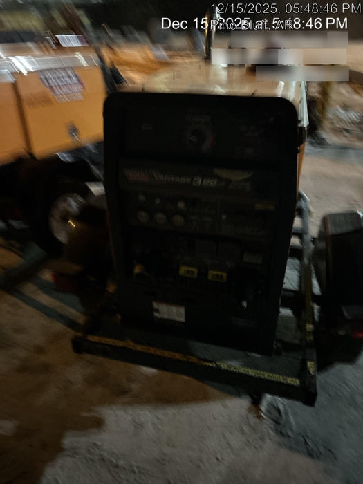 2021 Lincoln Electric Vantage 322 Vantage 322 Ready Pak 3 w/ Decals, ORANGE (includes trailer, cable rack, fender light kit) NO Telematics