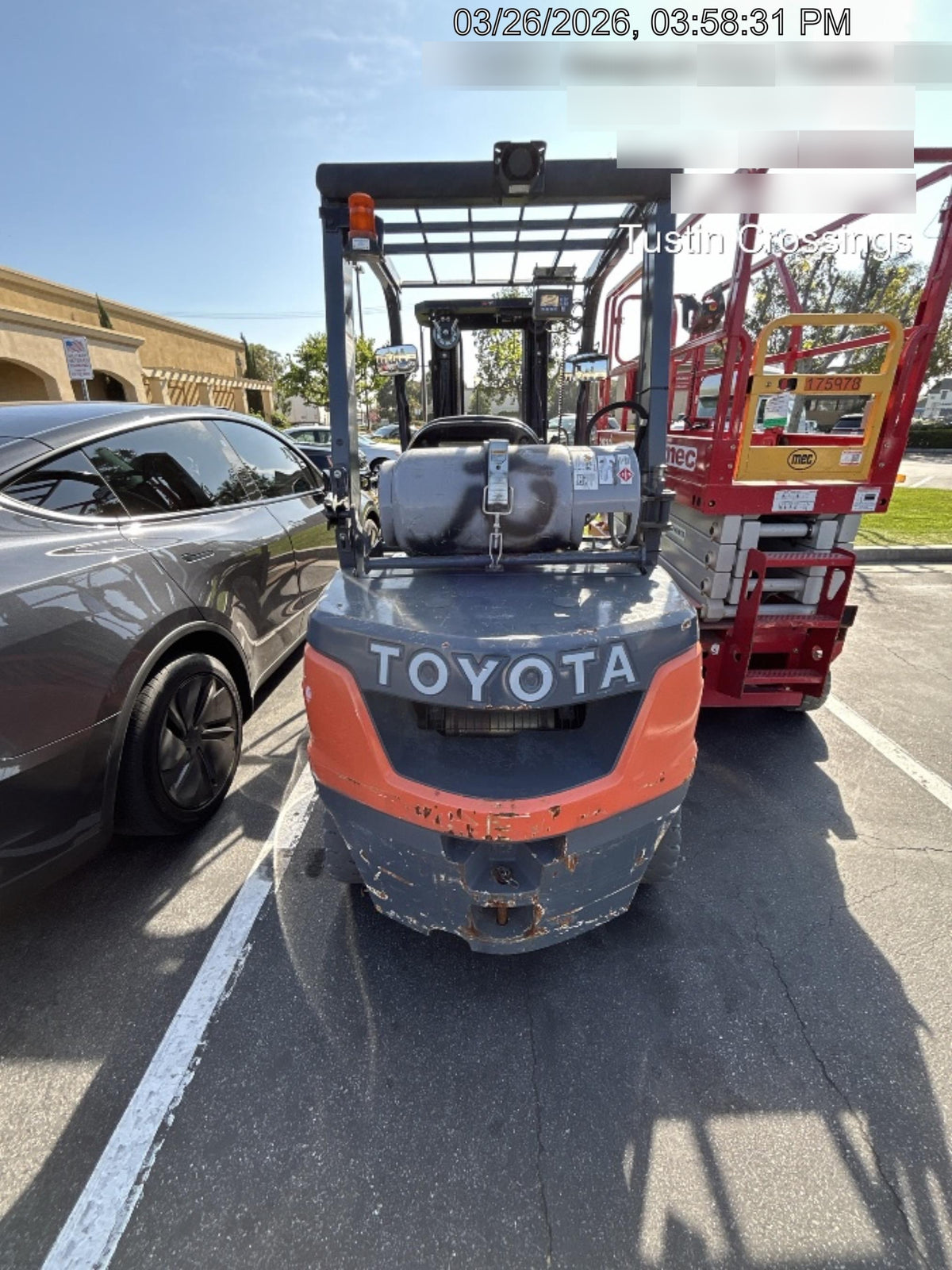 2022 TOYOTA 8FGU25 LP w/ Scale