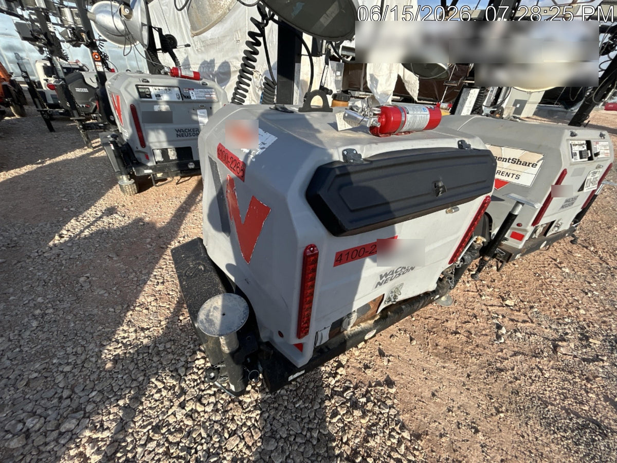 2019 Wacker Neuson LTV6L-MH Wacker Neuson LTV6L Mobile Light Tower w/Fuel Level Sensor Installed