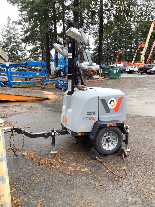 2019 Wacker Neuson LTV6K-LED Standard LED Towable Light Tower w/None