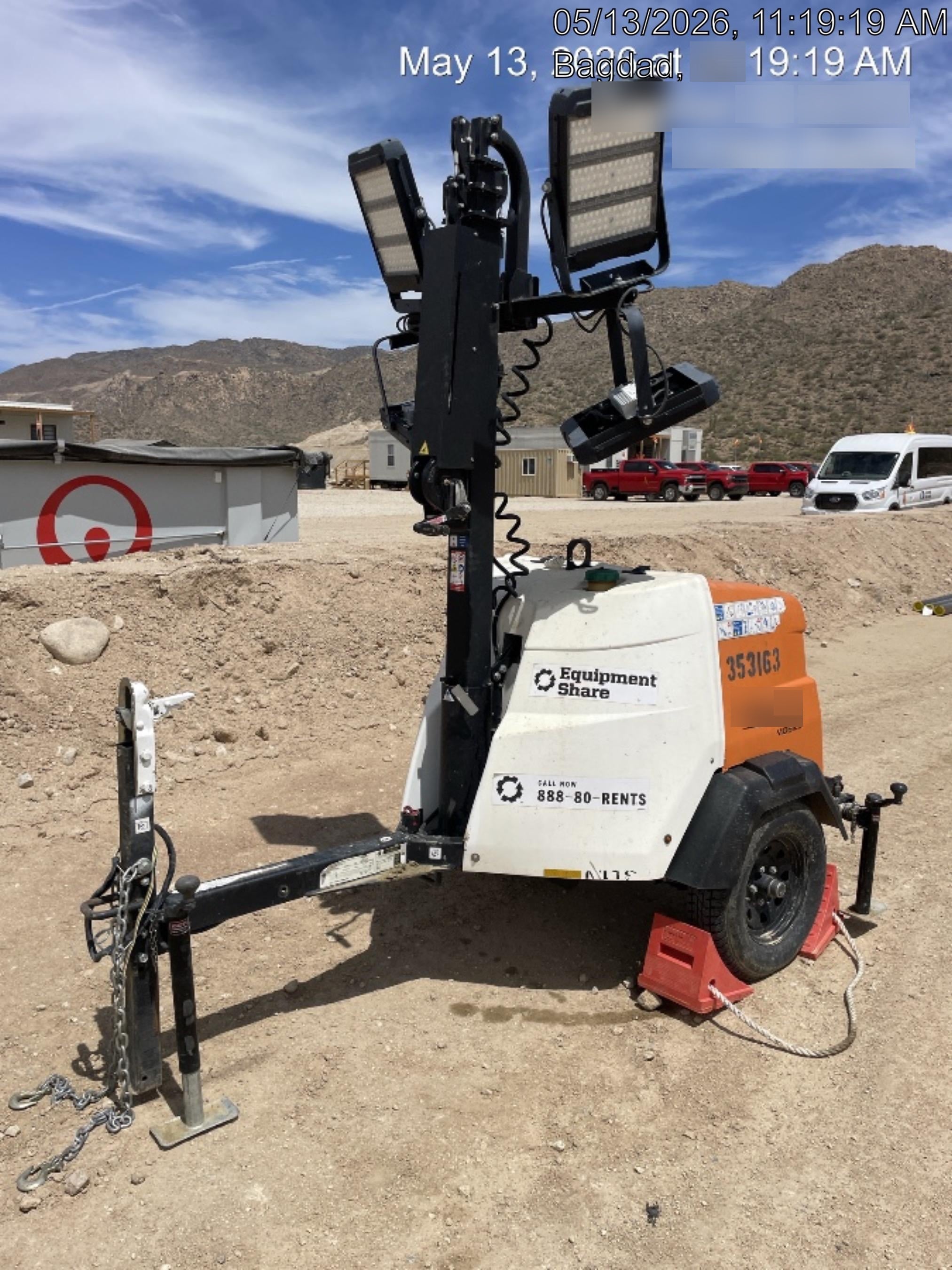 2023 Generac MLT2 Diesel, Flex Switch 120V Input, Powerzone Controller, (4) 320W LED Lights, 4kW Generator, 39.9 Gal Fuel Tank, 2" Ball, T3