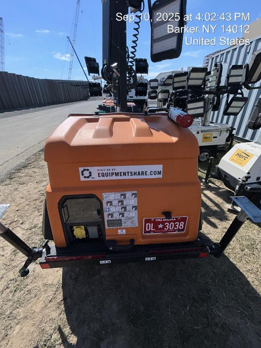 2023 Generac MLT2 Diesel, Flex Switch 120V Input, Powerzone Controller, 
(4) 320W LED Lights, 4kW Generator, 39.9 Gal Fuel Tank, 2" Ball, T3