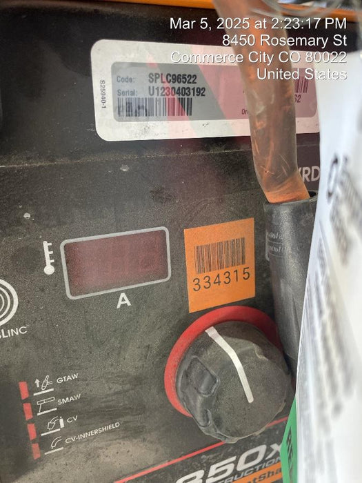 2023 LINCOLN ELECTRIC FLEXTEC 350X