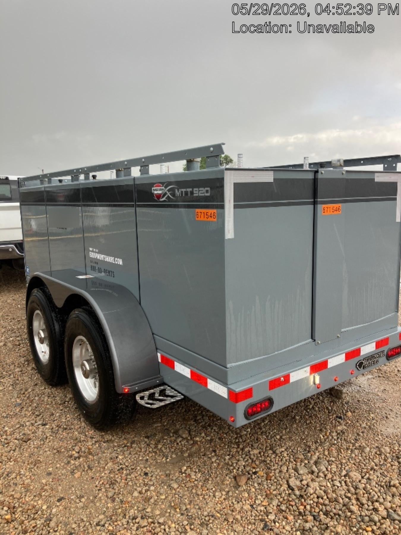 2026 THUNDER CREEK MTT920 - Hazmat not required