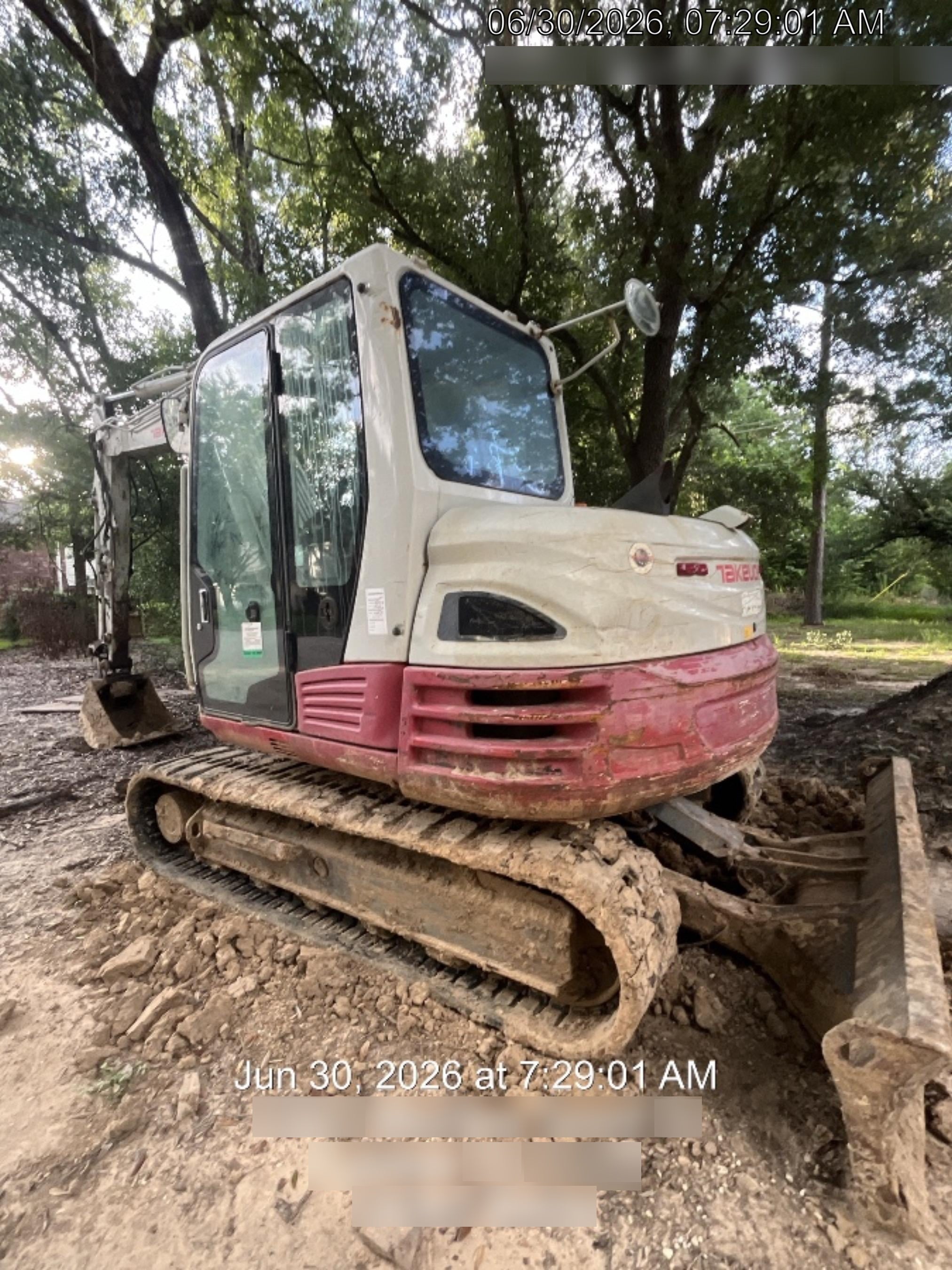 2019 Takeuchi TB290 Takeuchi TB290 Cab/Heat/AC w/Rubber Tracks, Auxiliary Hydraulics, Dozer Blade, Manual QC, 18/24/36" Buckets, Hydraulic Thumb Installed