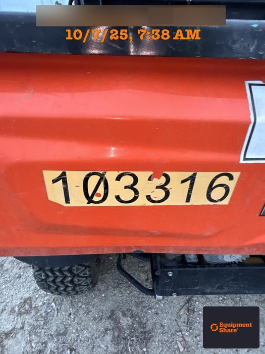2020 Kubota RTV-X1140W-H 4WD utility cart -LED strobe -Windshield tempered glass -Plastic canopy -Wire harness kit -Backup alarm