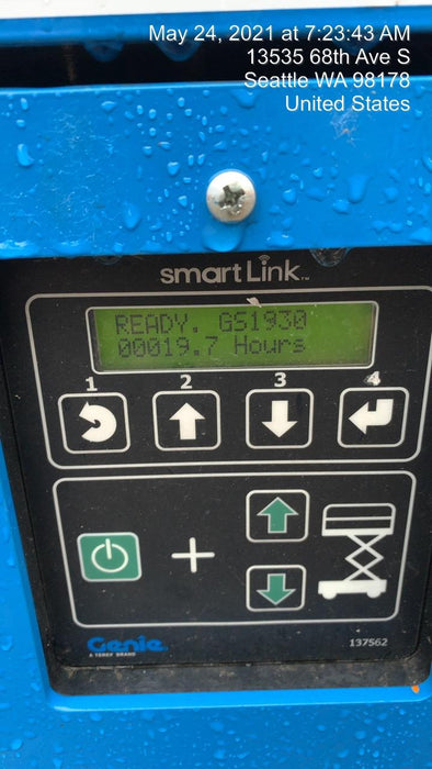 2020 Genie GS-1930 Standard Machine, 800W Inverter