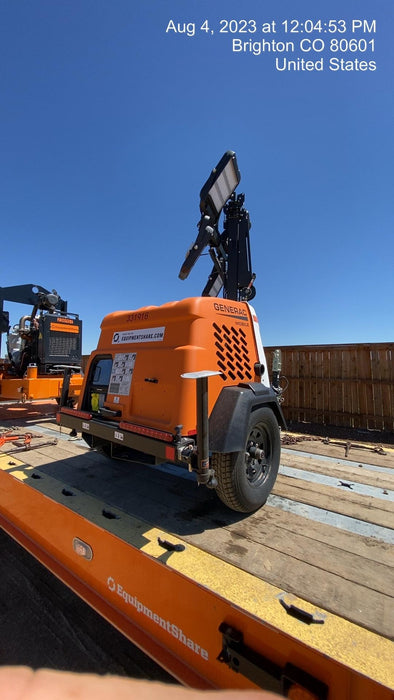 2023 Generac MLT2 Diesel, Flex Switch 120V Input, Powerzone Controller, (4) 320W LED Lights, 4kW Generator, 39.9 Gal Fuel Tank, 2" Ball, T3