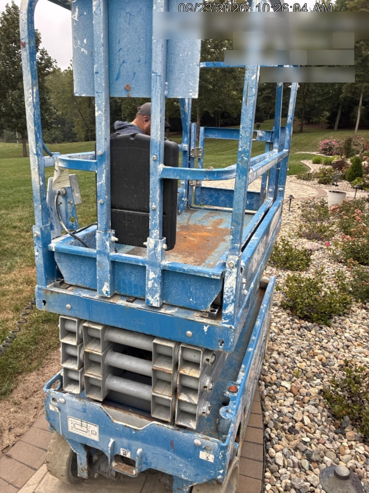 2020 Genie GS-1930 Solid Non Marking Tires, Beacon, Folding rails with half height swing gate