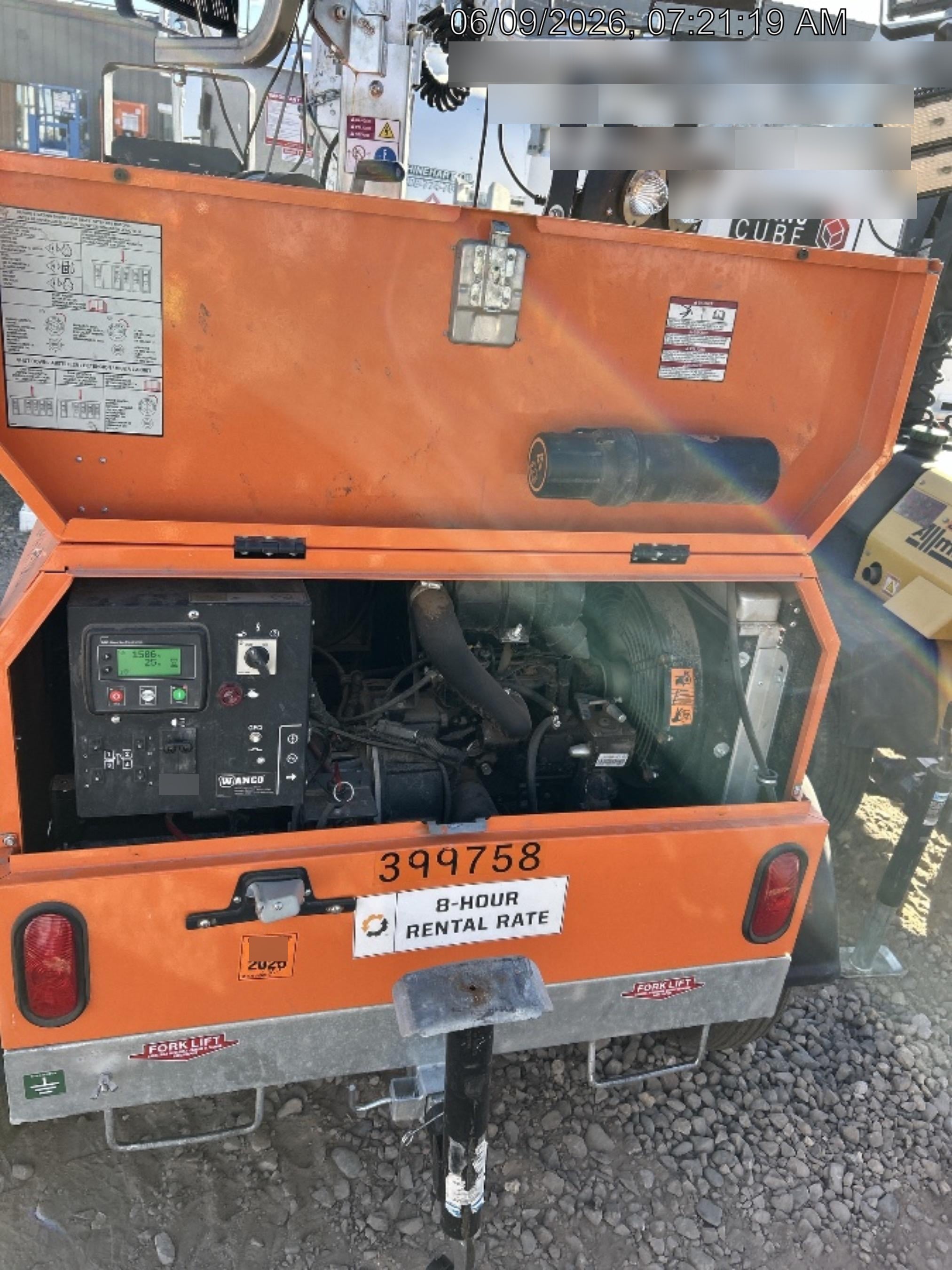2024 Wanco WLTT-4MM4K Diesel, Deep Sea Controller, Shore Power Plug, Auto Start, (4) 350W LED Floodlights, 4kW Generator, 60 Gal Fuel Tank, 2" Ball, T3