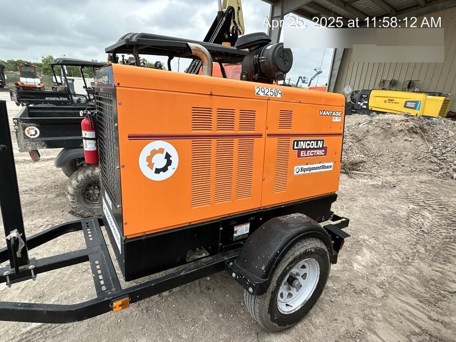 2023 Lincoln Electric Vantage 549X Crosslink Technology, Trailer Mounted, ES Decals, T3