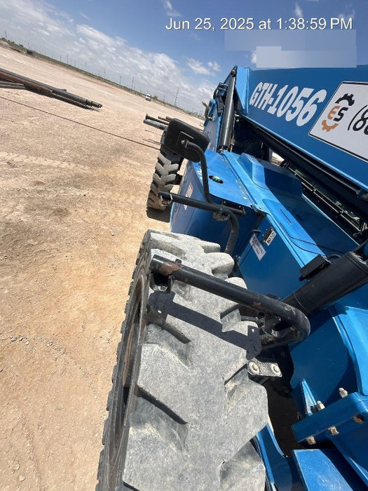 2019 Genie GTH-1056 Cab/Heat/AC, Solid RT Tires, LED Work Lights, Beacon 60" QA Carriage, 60" Forks