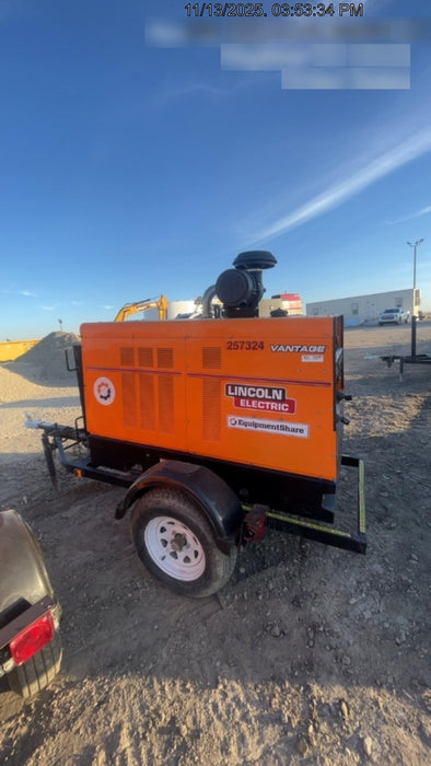 2022 Lincoln Electric Vantage 549X Crosslink Technology, Trailer Mounted, ES Decals, T3