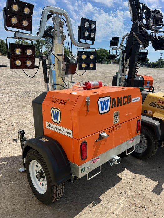 2024 Wanco WLTT-4MM4K Diesel, Deep Sea Controller, Shore Power Plug, Auto Start, (4) 350W LED Floodlights, 4kW Generator, 60 Gal Fuel Tank, 2" Ball, T3