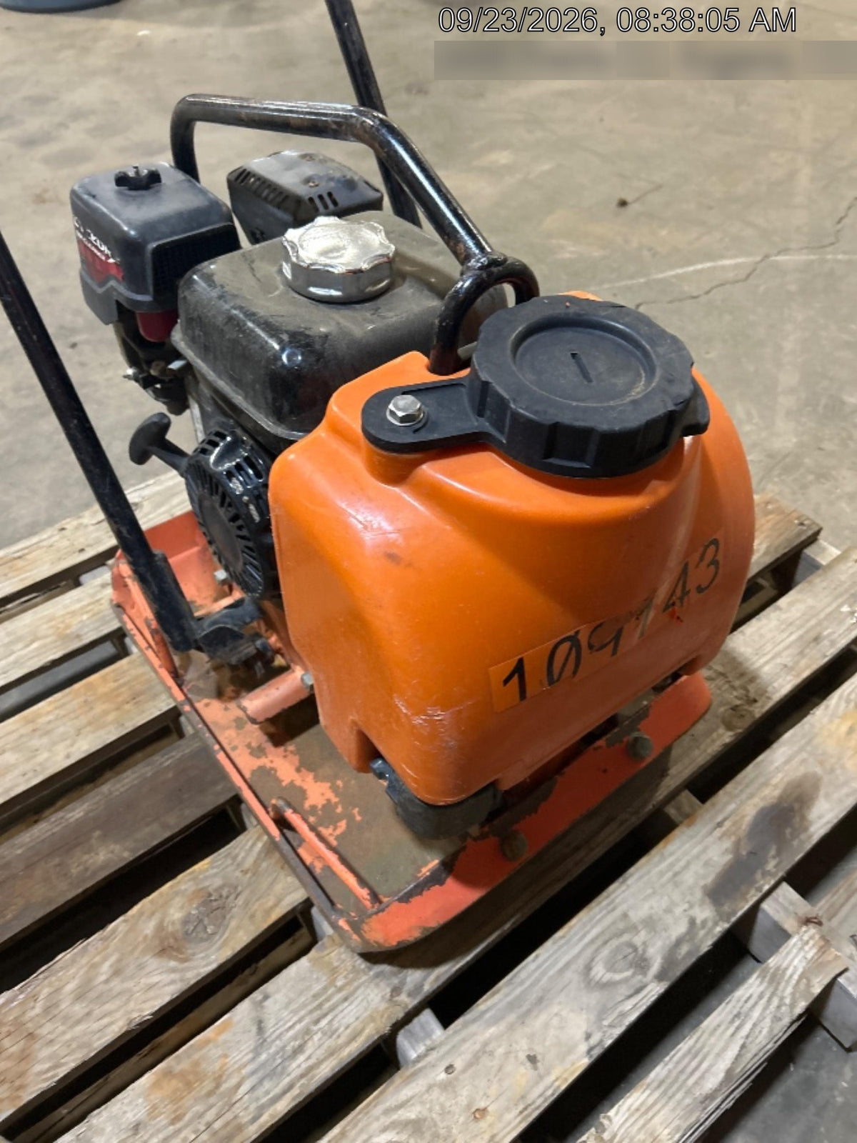 2020 Multiquip MVC82VHW Plate Honda GX160 w/water tank 18 wide