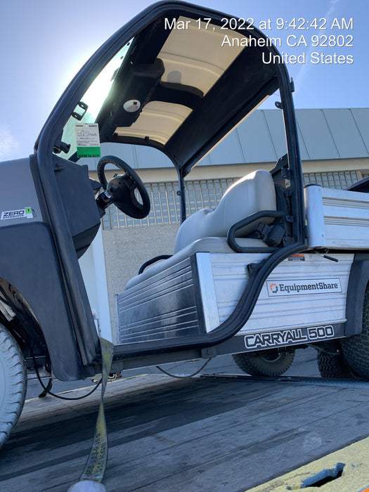 2020 Club Car CA500E Canopy, NM Tires, 48-volt Electric Drive System w/ 500 amp Motor Controller