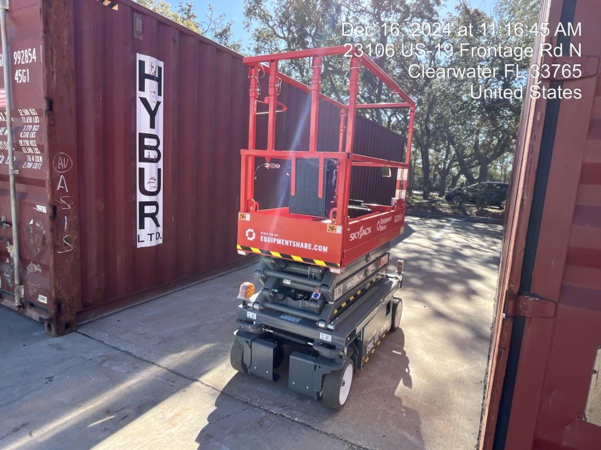 2024 Skyjack SJ3219 Electric Drive, Sld NM Tires, DBcns, RFRails, Power to Platform, T3 + Access Control