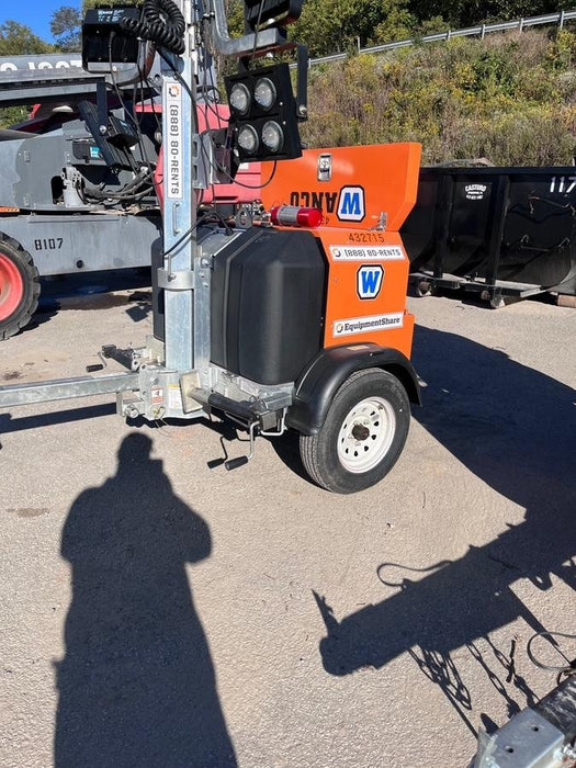 2024 Wanco WLTT-4MM4K Diesel, Deep Sea Controller, Shore Power Plug, Auto Start, (4) 350W LED Floodlights, 4kW Generator, 60 Gal Fuel Tank, 2" Ball, T3