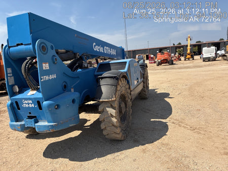 2018 Genie GTH-844 Genie GTH-844 w/ROPS, Work Lights, Solid Tires, RH Cab Mesh, Beacon, 60" Carriage and Forks