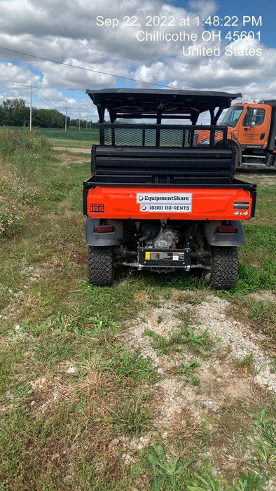 2022 Kubota RTV-X1140W-H Plastic Canopy, Windshield Acrylic Clear, LED Strobe Light, Wire Harness Kit, Back up Alarm