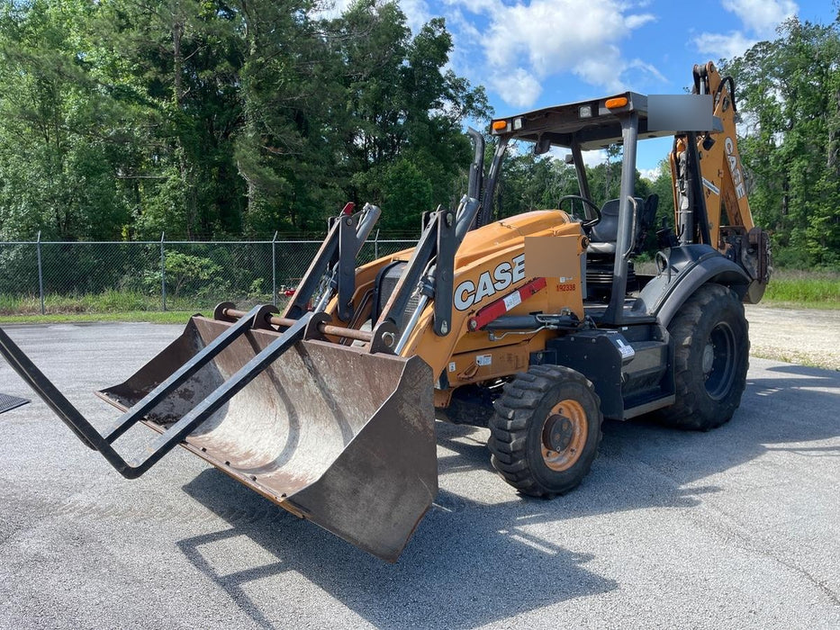 2018 Case 580N STANDARD HOE, ROPS, PILOT CONTROLS, AUX HYD