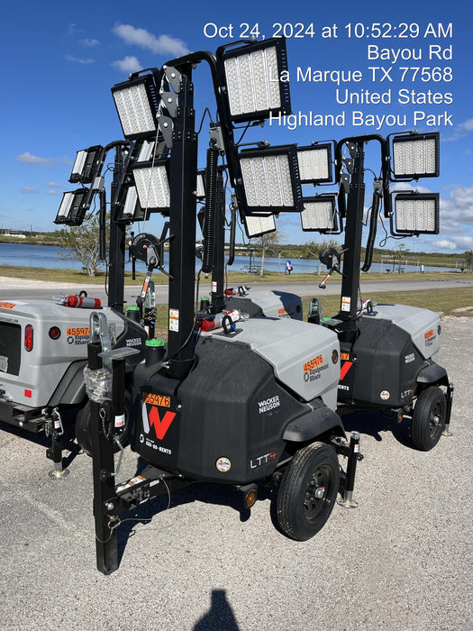 2024 Wacker Neuson LTT4 Diesel, Kohler KDW702, Deep Sea Controller, Auto Start, LED 320W, Bypass Outlet, T3