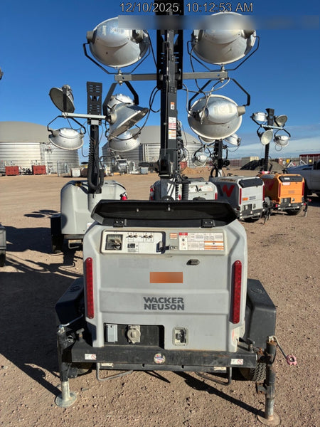 2019 Wacker Neuson LTV6L-MH Wacker Neuson LTV6L Mobile Light Tower w/Fuel Level Sensor Installed