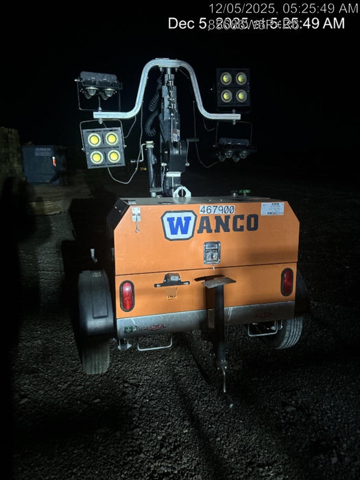 2024 Wanco WLTT-4MM4K Diesel, Deep Sea Controller, Shore Power Plug, Auto Start, (4) 350W LED Floodlights, 4kW Generator, 60 Gal Fuel Tank, 2" Ball, T3