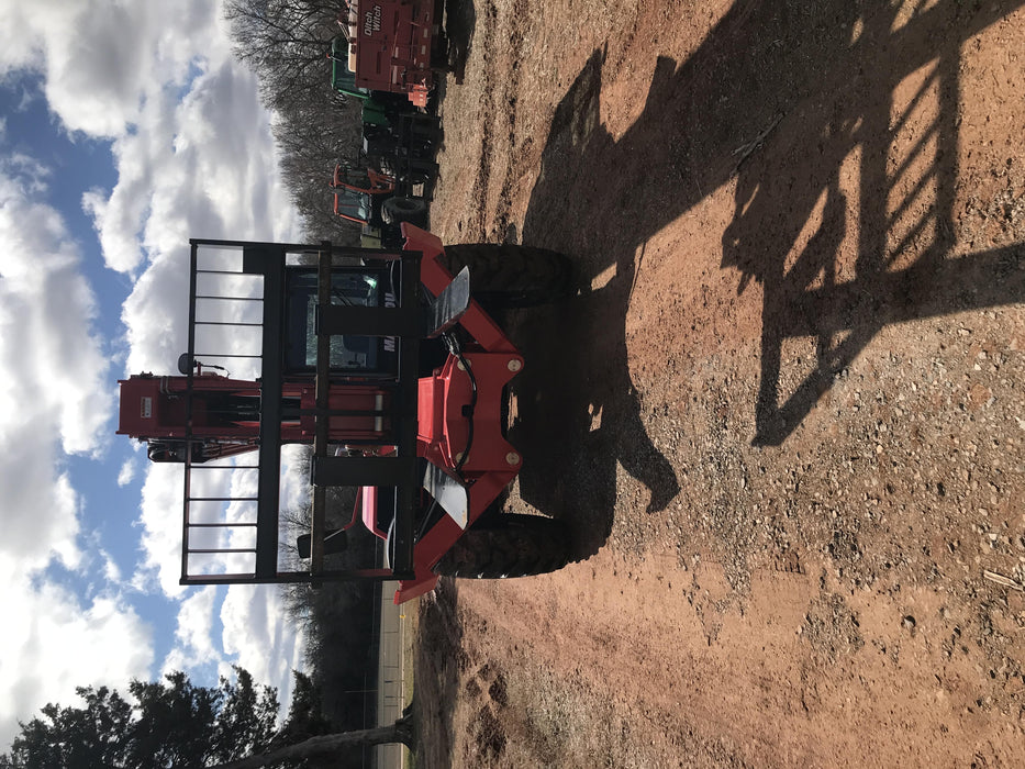 2020 Manitou MTA12055SER3 Cab/Heat/Air, Solid Tires, Amber Strobe, Lift Hook w/66" Carriage, 60" Forks