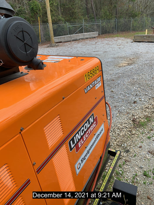 2021 Lincoln Electric Vantage 549X Ready Pak 3, ORANGE (includes trailer, cable rack, fender light kit)