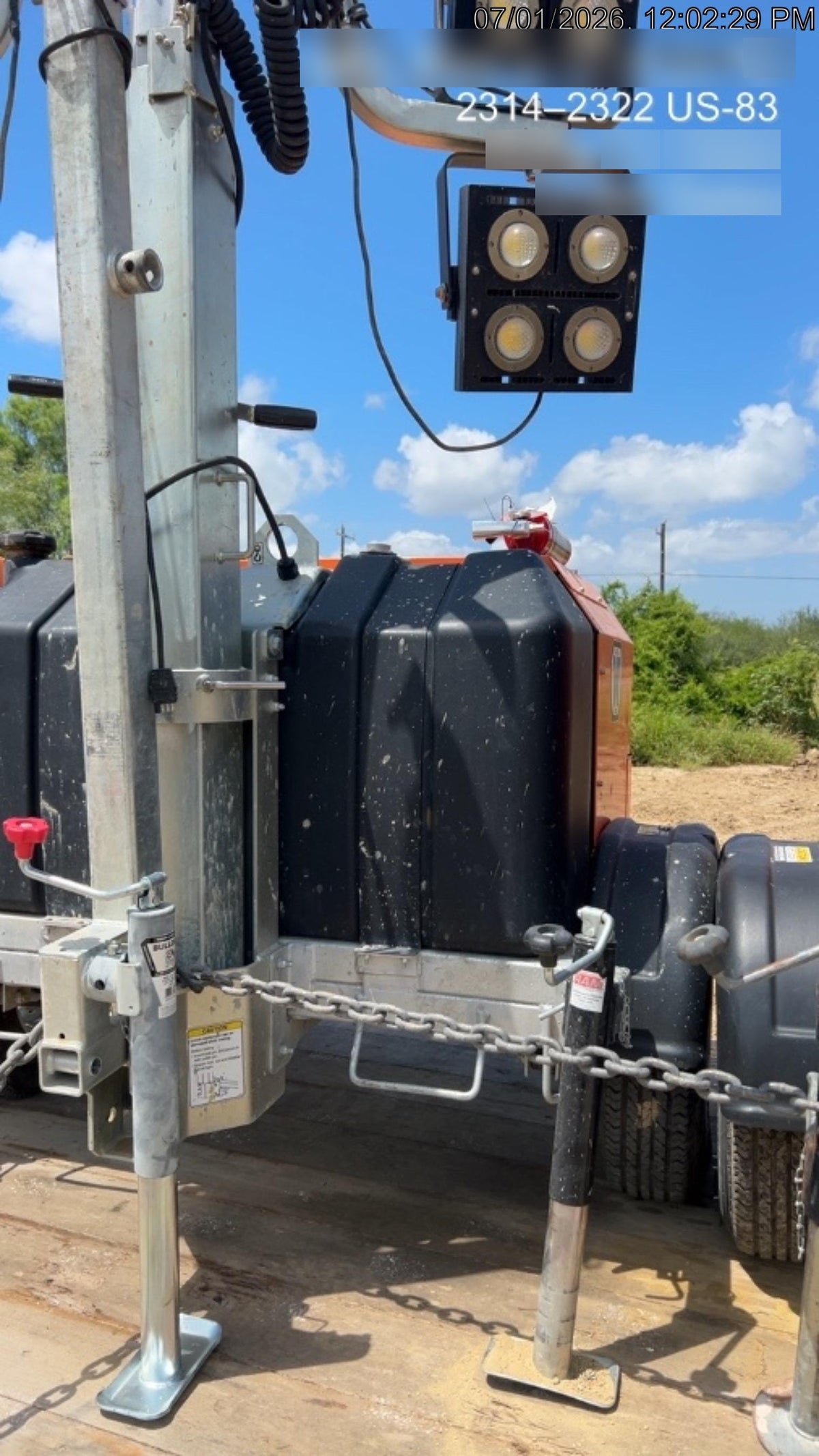 2024 Wanco WLTT-4MM4K Diesel, Deep Sea Controller, Shore Power Plug, Auto Start, (4) 350W LED Floodlights, 4kW Generator, 60 Gal Fuel Tank, 2" Ball, T3