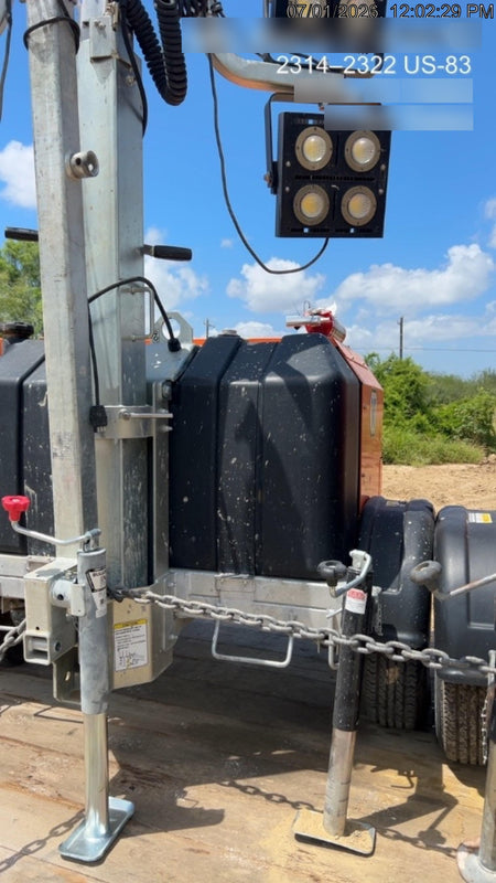 2024 Wanco WLTT-4MM4K Diesel, Deep Sea Controller, Shore Power Plug, Auto Start, (4) 350W LED Floodlights, 4kW Generator, 60 Gal Fuel Tank, 2" Ball, T3