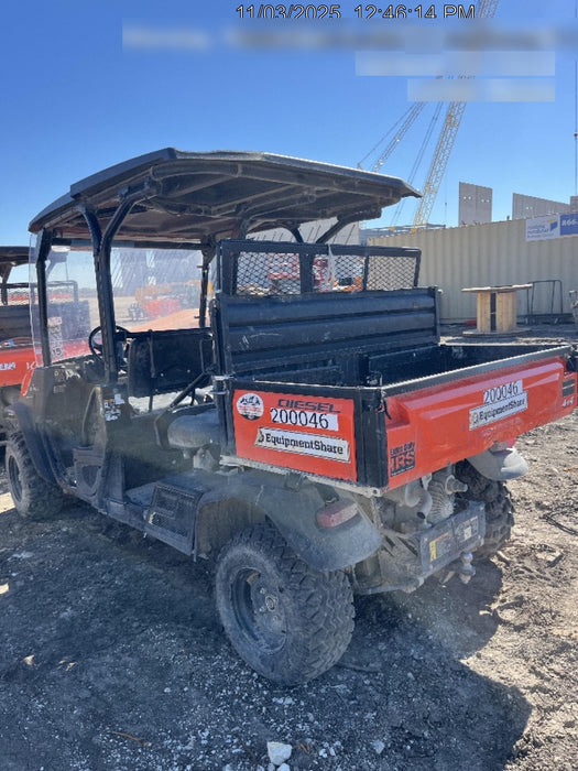 2022 Kubota RTV-X1140W-H Plastic Canopy, Windshield Acrylic Clear, LED Strobe Light, Wire Harness Kit, Back up Alarm