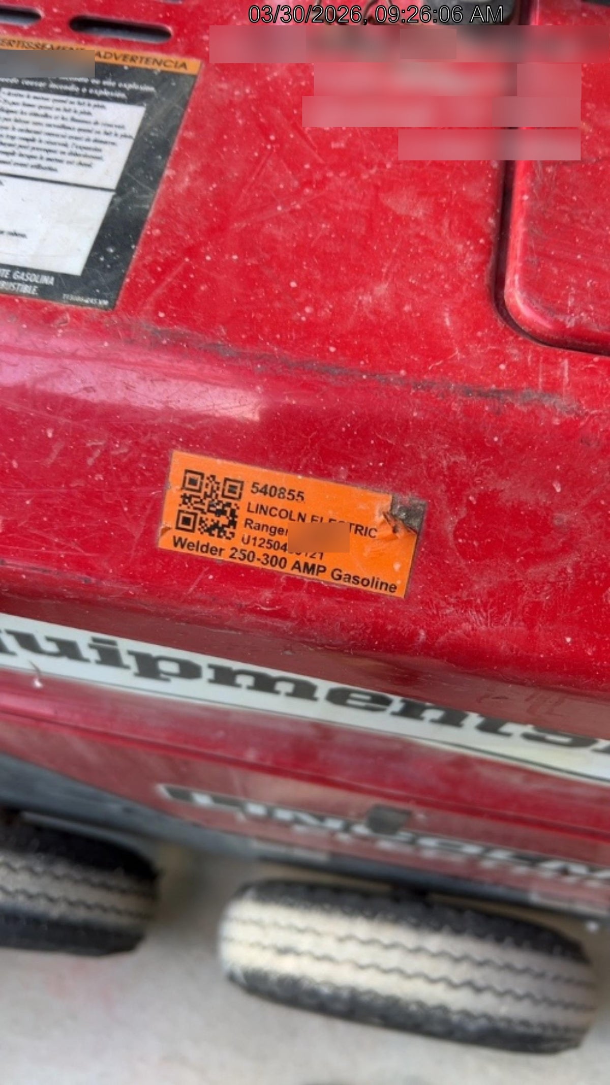 2025 LINCOLN ELECTRIC Ranger 260MPX