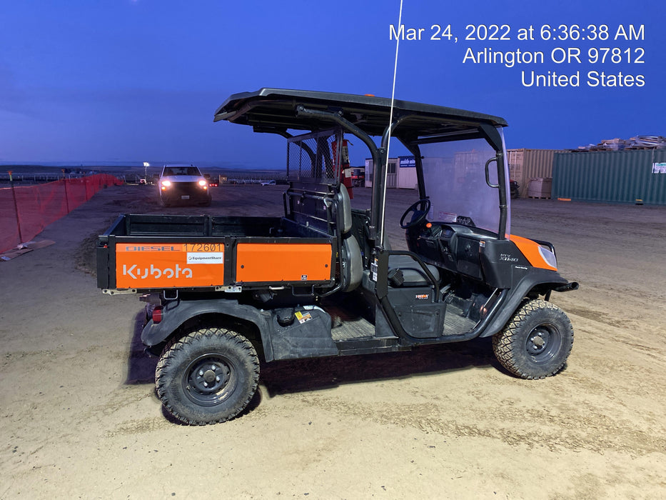 2022 Kubota RTV-X1140W-H Plastic Canopy, Windshield Acrylic Clear, LED Strobe Light, Wire Harness Kit, Back up Alarm