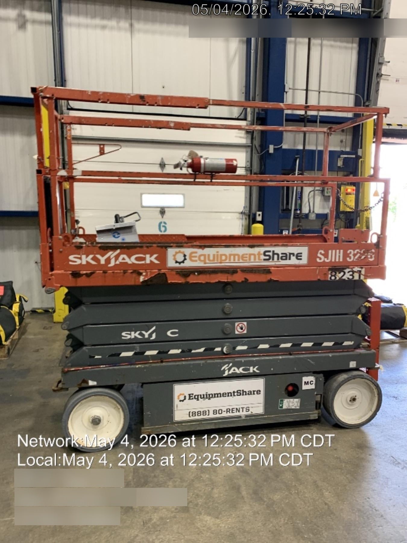 2018 Skyjack SJIII-3226 Skyjack SJIII3226 Scissor Lift w/Trojan Batteries