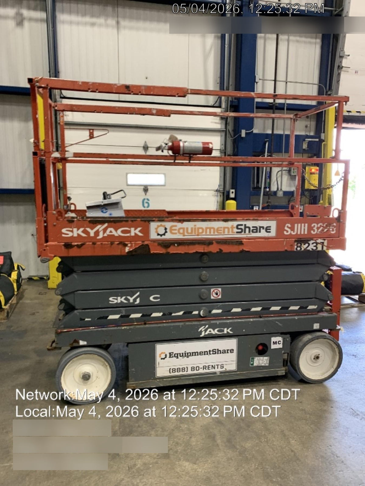 2018 Skyjack SJIII-3226 Skyjack SJIII3226 Scissor Lift w/Trojan Batteries