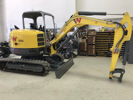 2019 Wacker Neuson EZ53 Open ROPS, Long Dipperstick, T4, VDS Manual QC, Buckets: 12/18/24"