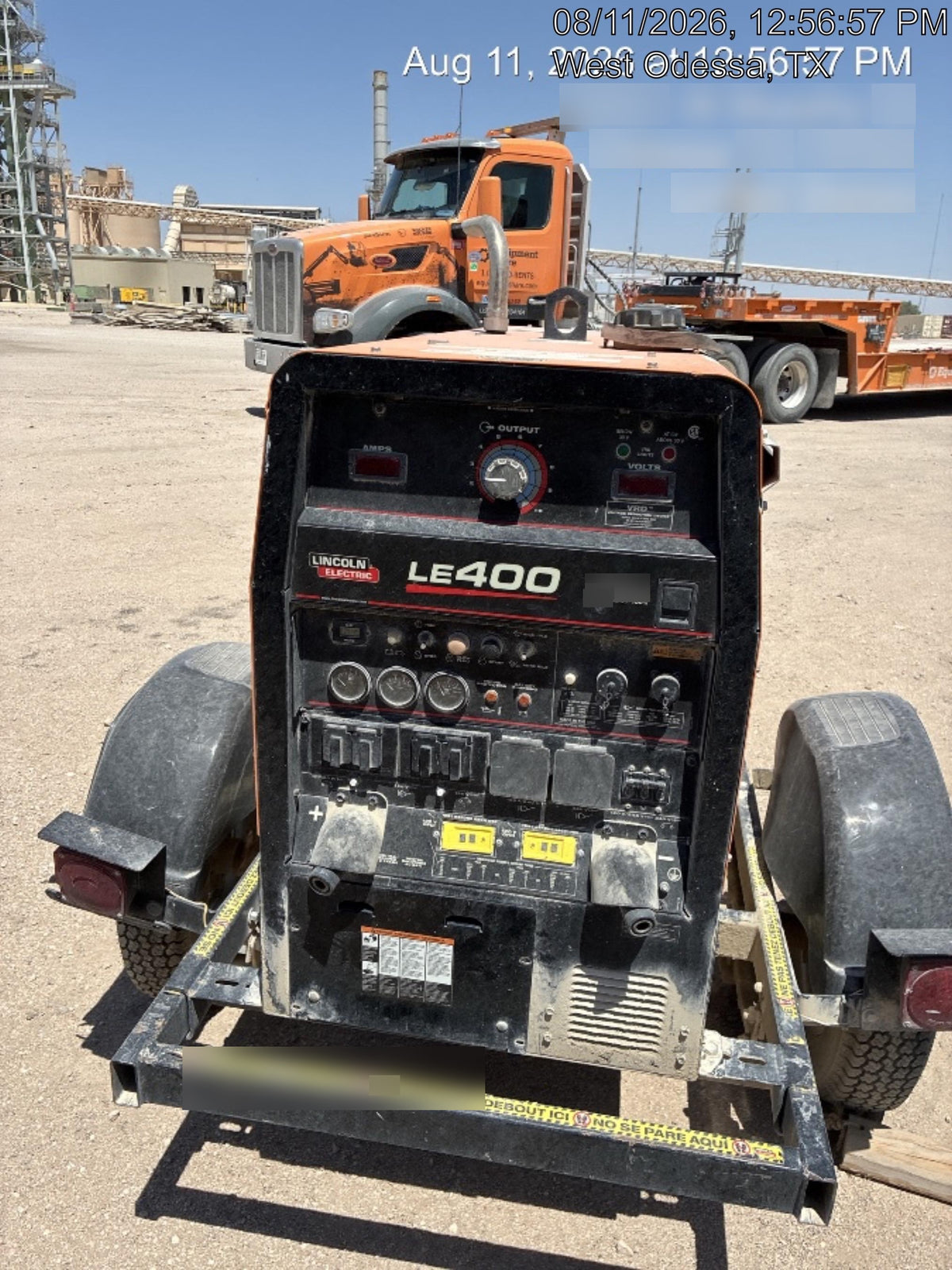 2023 Lincoln Electric LE400 Kubota V1505, Trlr, Cable Rack, Light Kit, ES Decals, T3