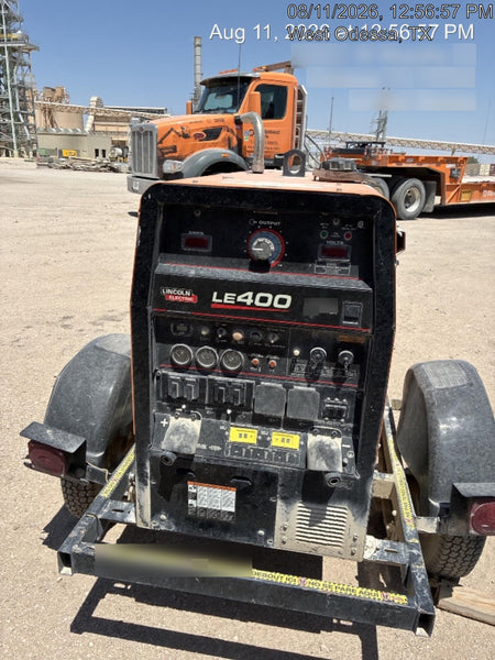 2023 Lincoln Electric LE400 Kubota V1505, Trlr, Cable Rack, Light Kit, ES Decals, T3