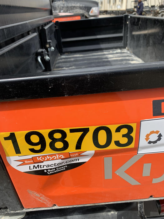 2022 Kubota RTV-X1140W-H Plastic Canopy, Windshield Acrylic Clear, LED Strobe Light, Wire Harness Kit, Back up Alarm