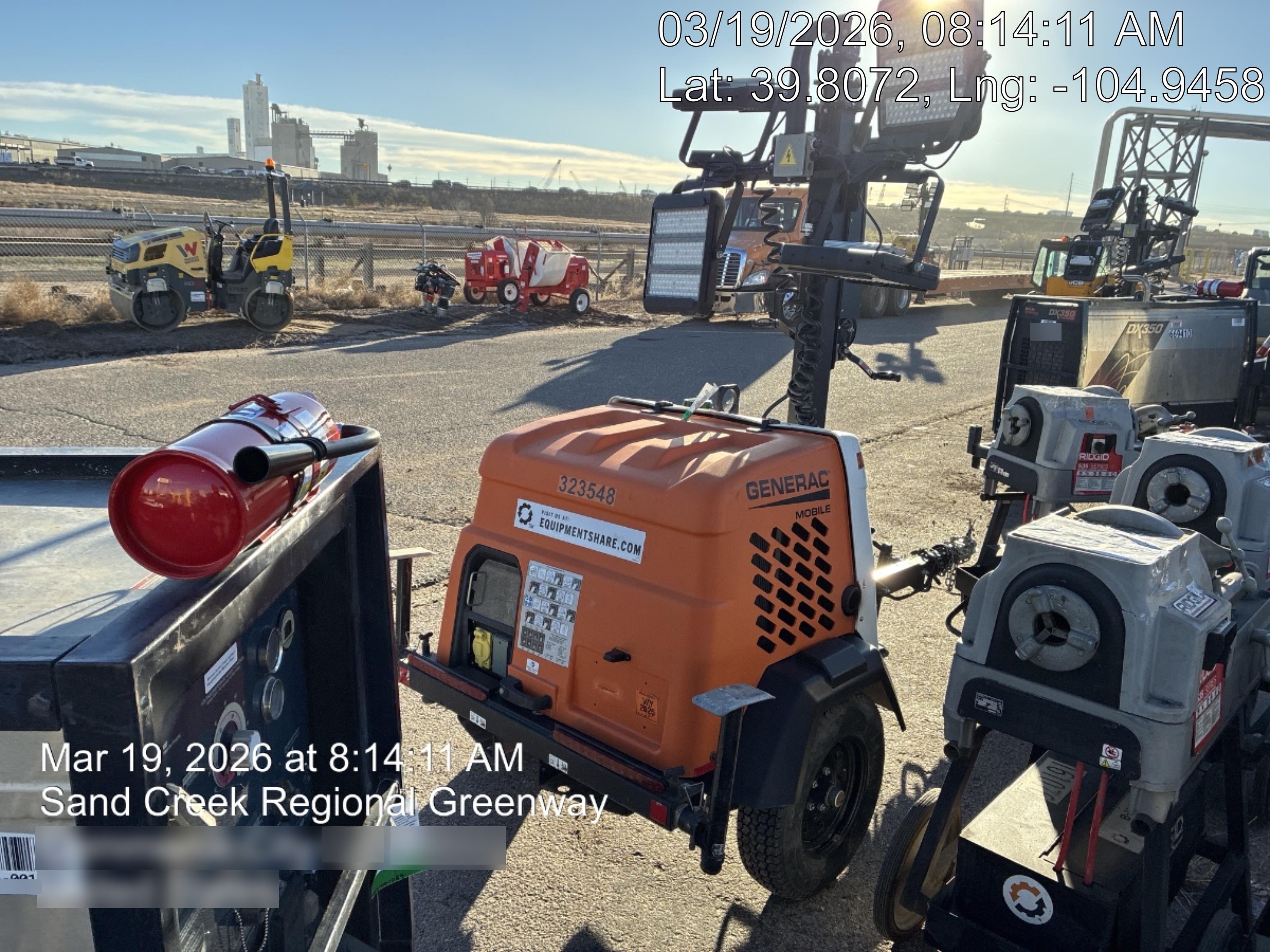 2023 Generac MLT2 Diesel, Flex Switch 120V Input, Powerzone Controller, (4) 320W LED Lights, 4kW Generator, 39.9 Gal Fuel Tank, 2" Ball, T3